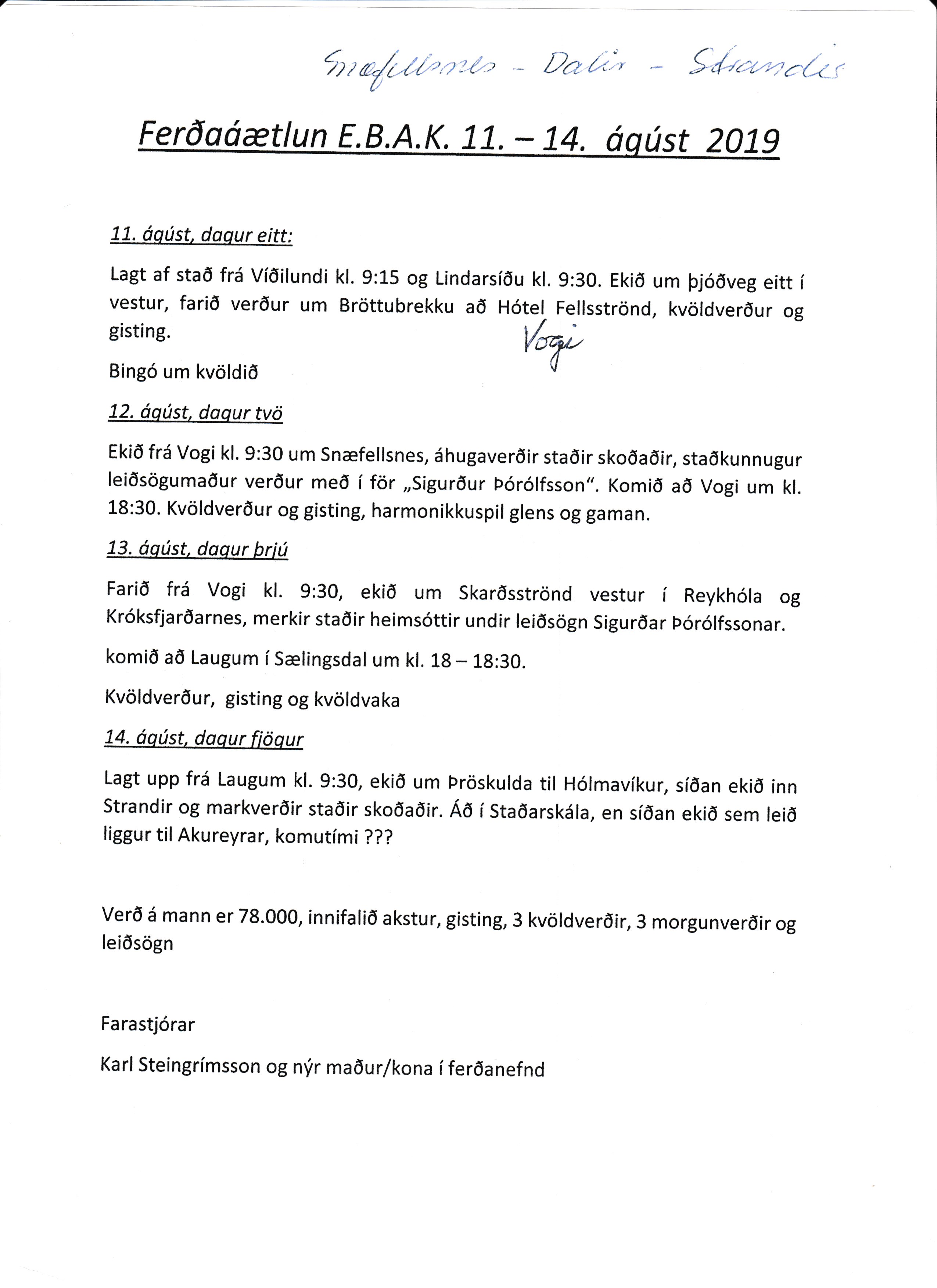 Vesturferð