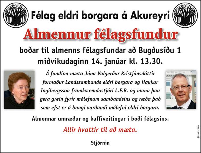 Almennur félagsfundur